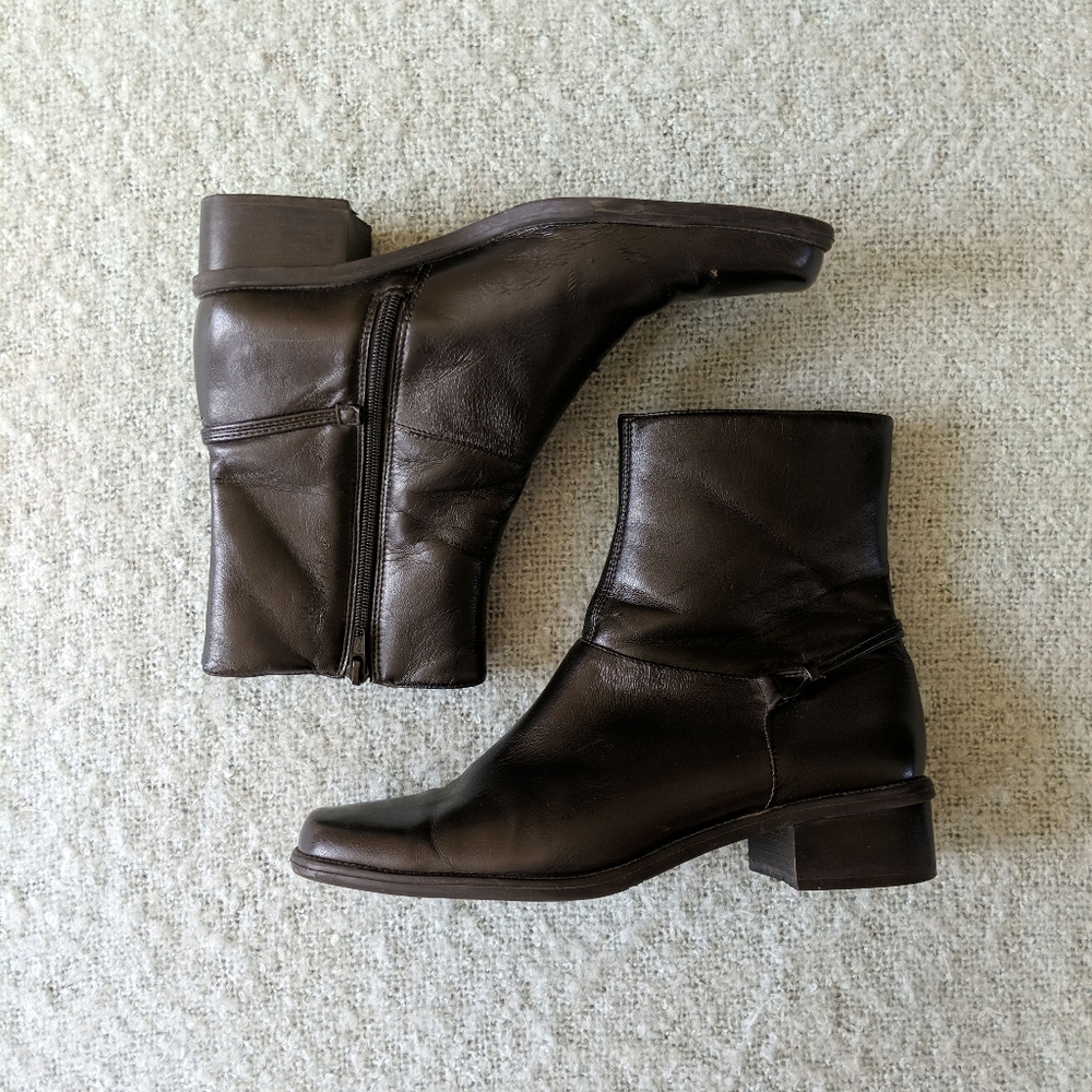 Naturalizer Black Ankle Boots